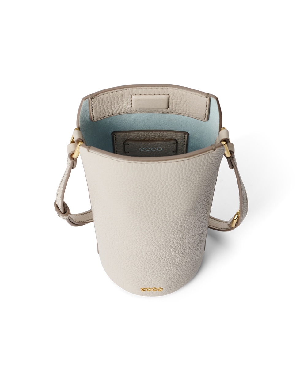 ECCO® Pot Leather Crossbody Bag - Beige - Inside