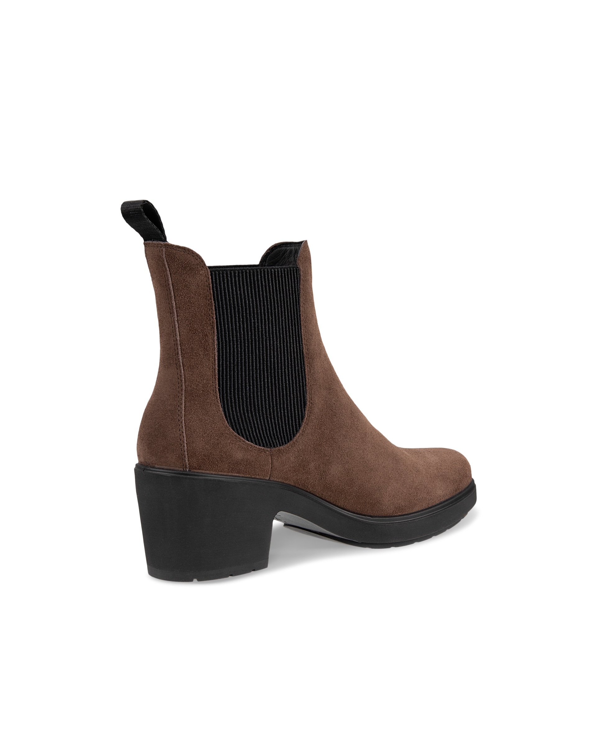 Botas Chelsea de ante ECCO® Metropole Zurich para mujer - Marrón - Back