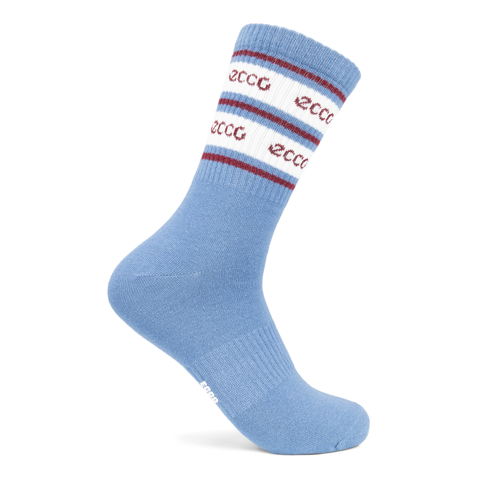 ECCO Retro Mid-cut 2-pack Quality Sports Socks - Blue - Detail-1