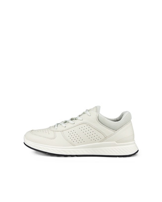 Women's ECCO® Exostride Leather Outdoor Sneaker - White - Outside