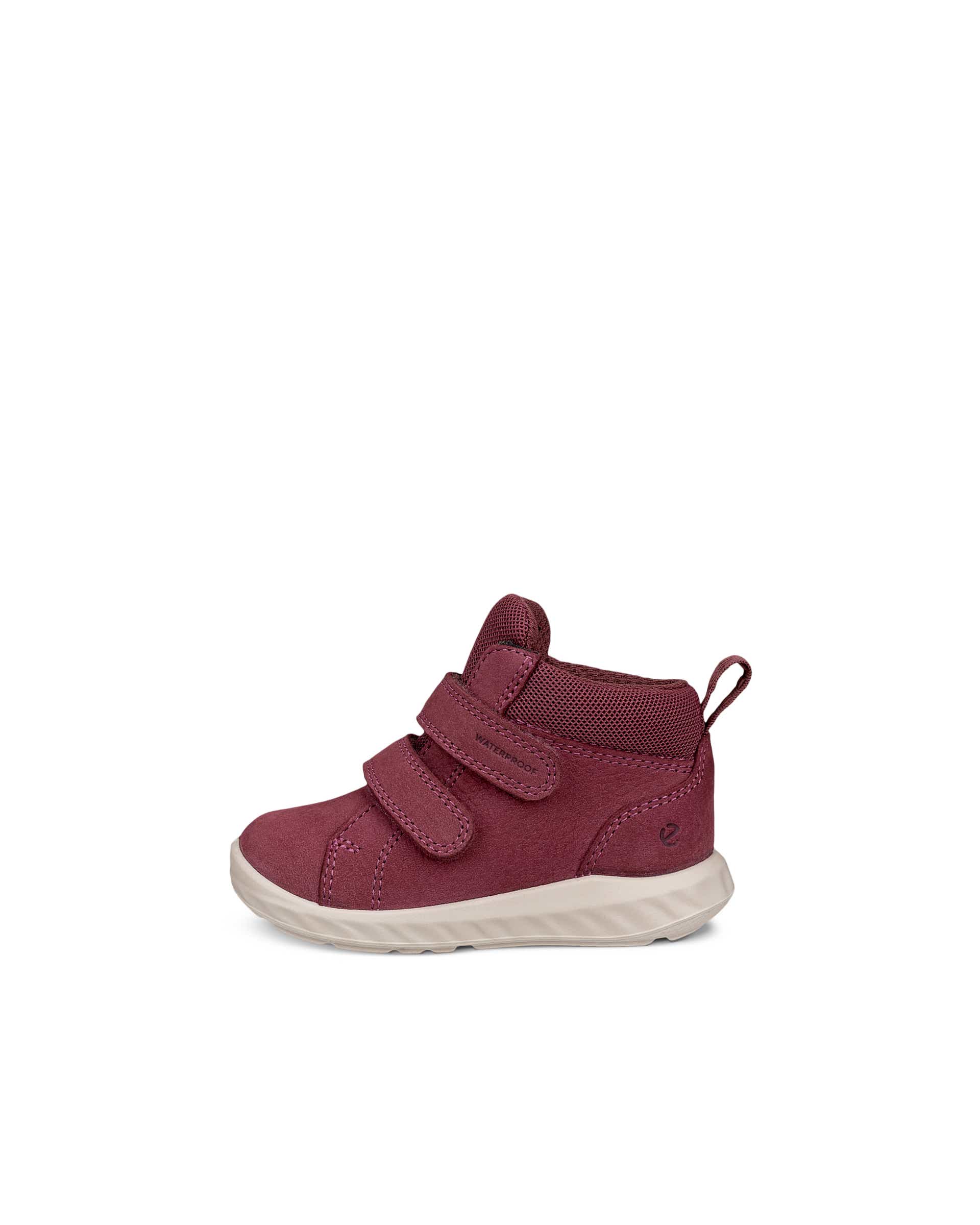 Detské nubukové tenisky suchý zips ECCO® SP.1 LITE INFANT - Ružová - Outside