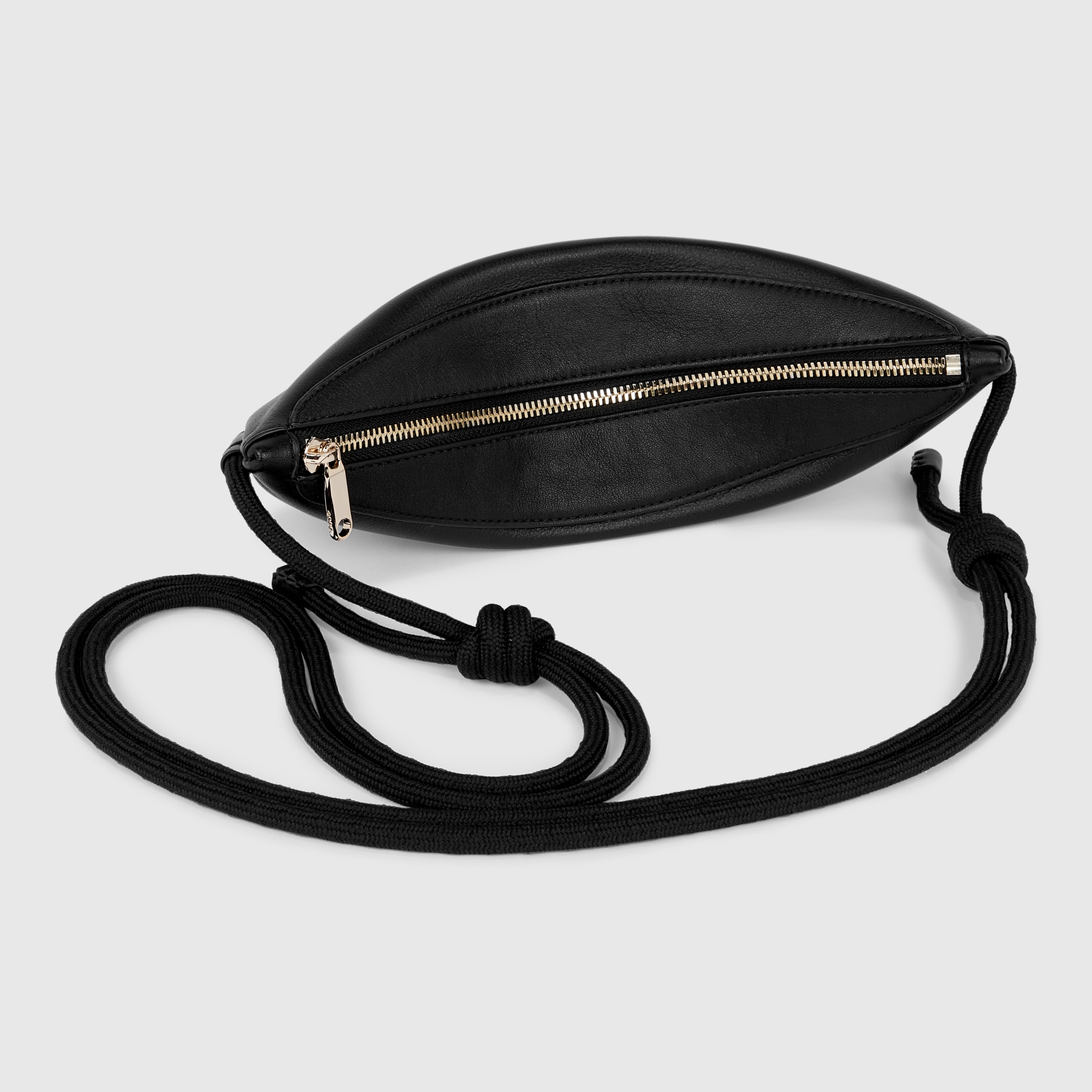 ECCOยฎ Contact Fortune Leather Crossbody Bag - Black - Detail-1