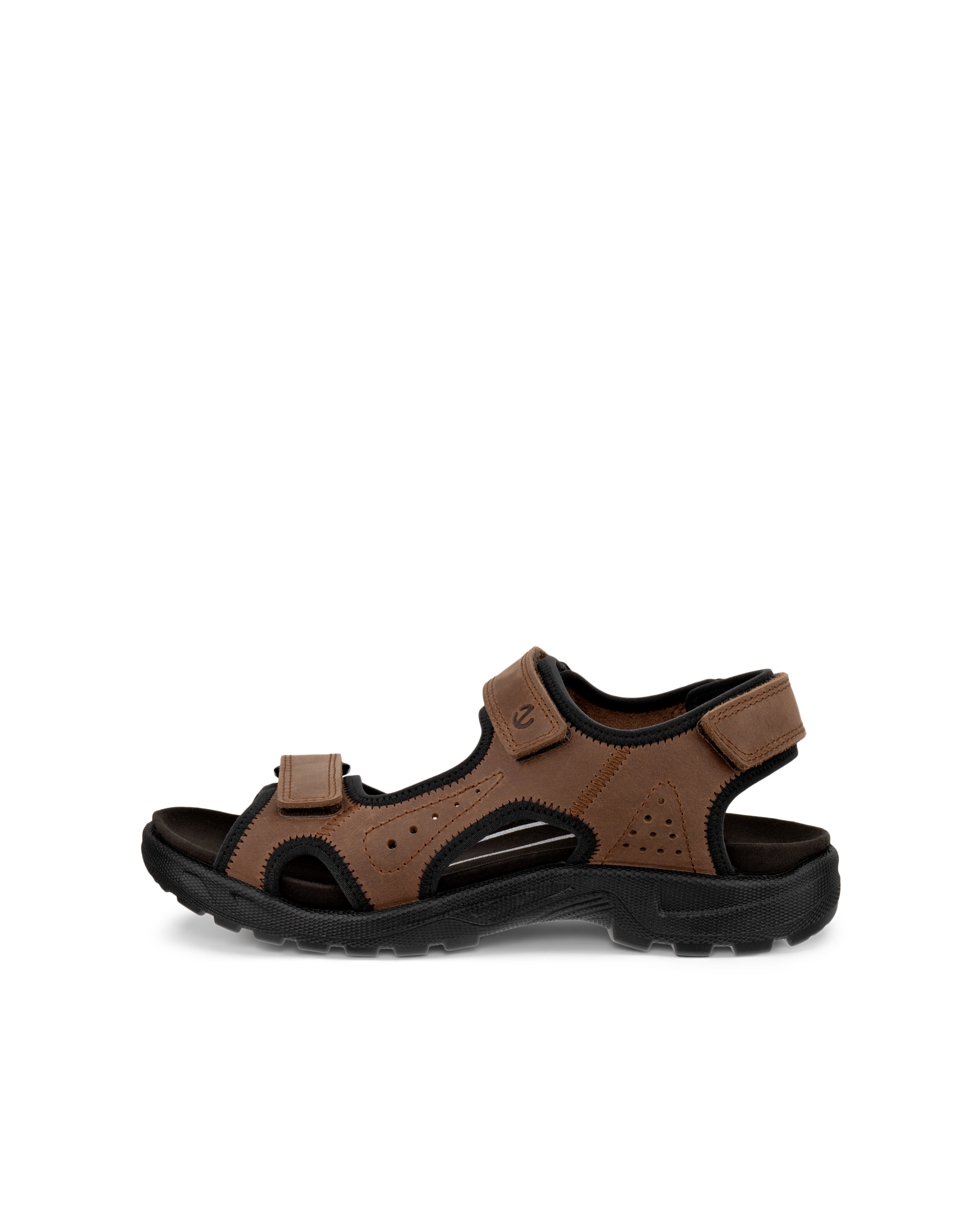 Men's ECCO® Hike Nubuck Sandal - Brown - Outside