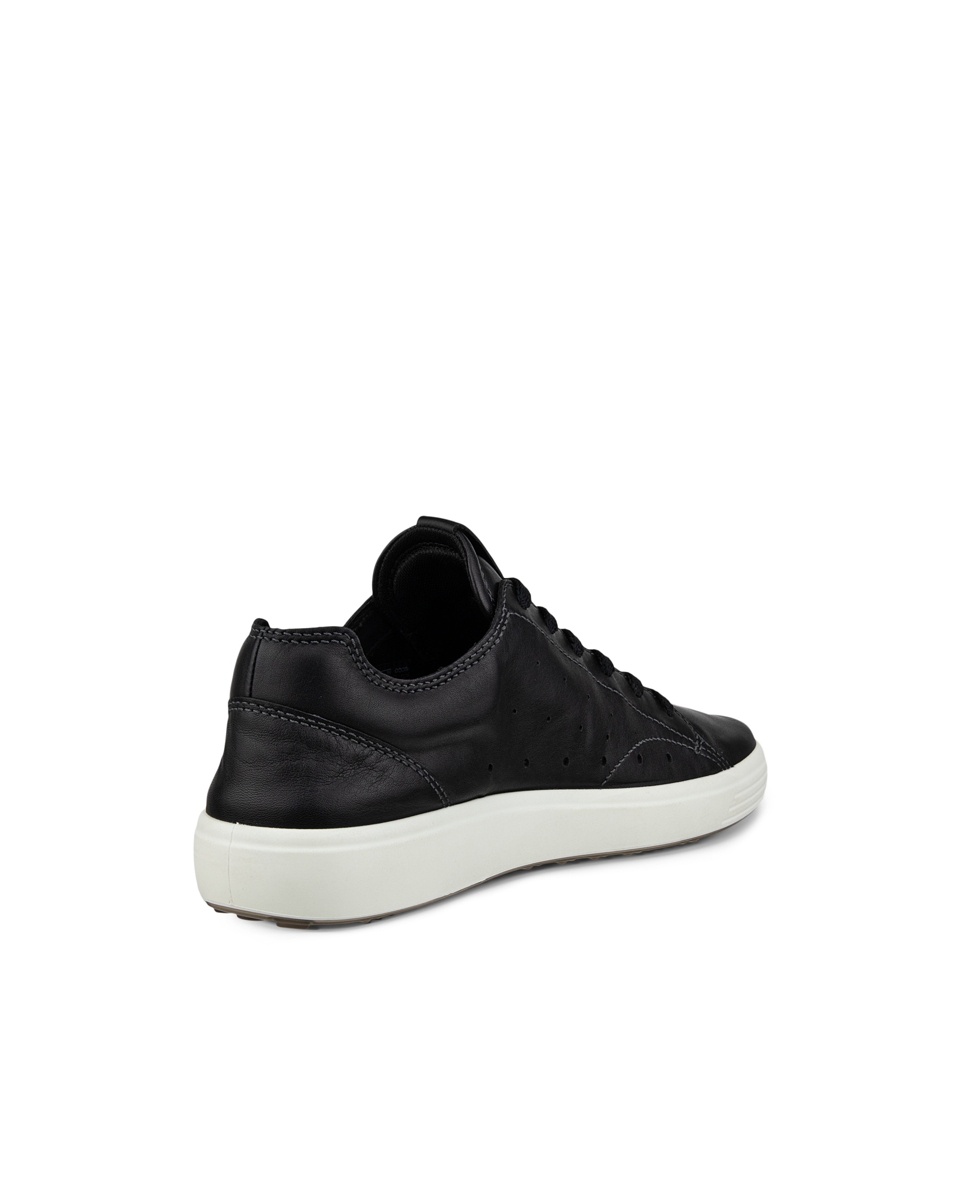 ECCO Men's Soft 7 Lightweight Sneaker - Black - Back