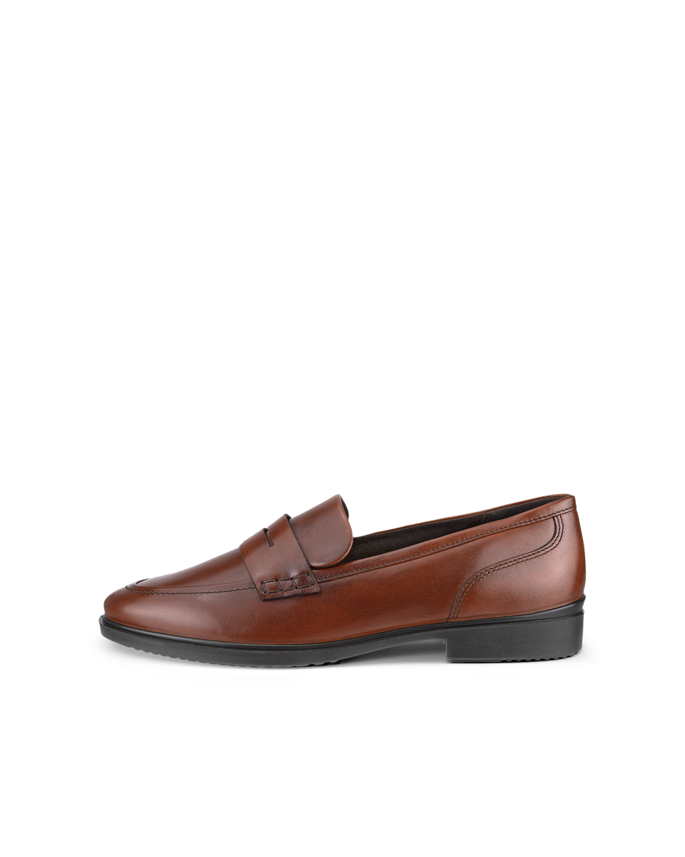 Ecco cognac fashion shoes