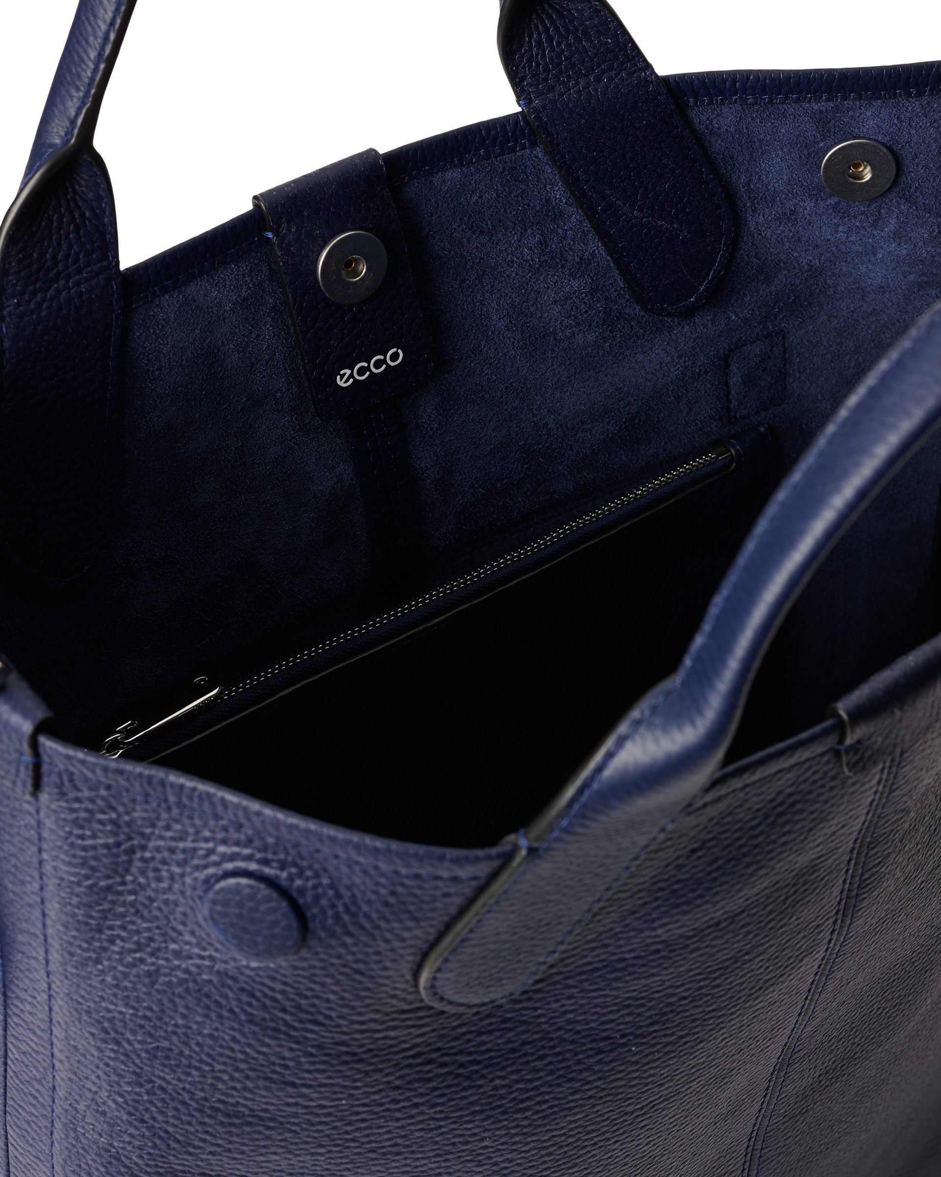 ECCO TOTE SOFT NORTH-SOUTH - Blue - Inside