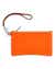 ECCO® Wristlet Pebbled Leather Clutch Bag - Orange - Main