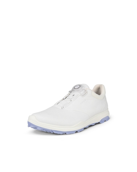 Women s ECCO Golf Biom Hybrid 3 Boa Leather Shoe White