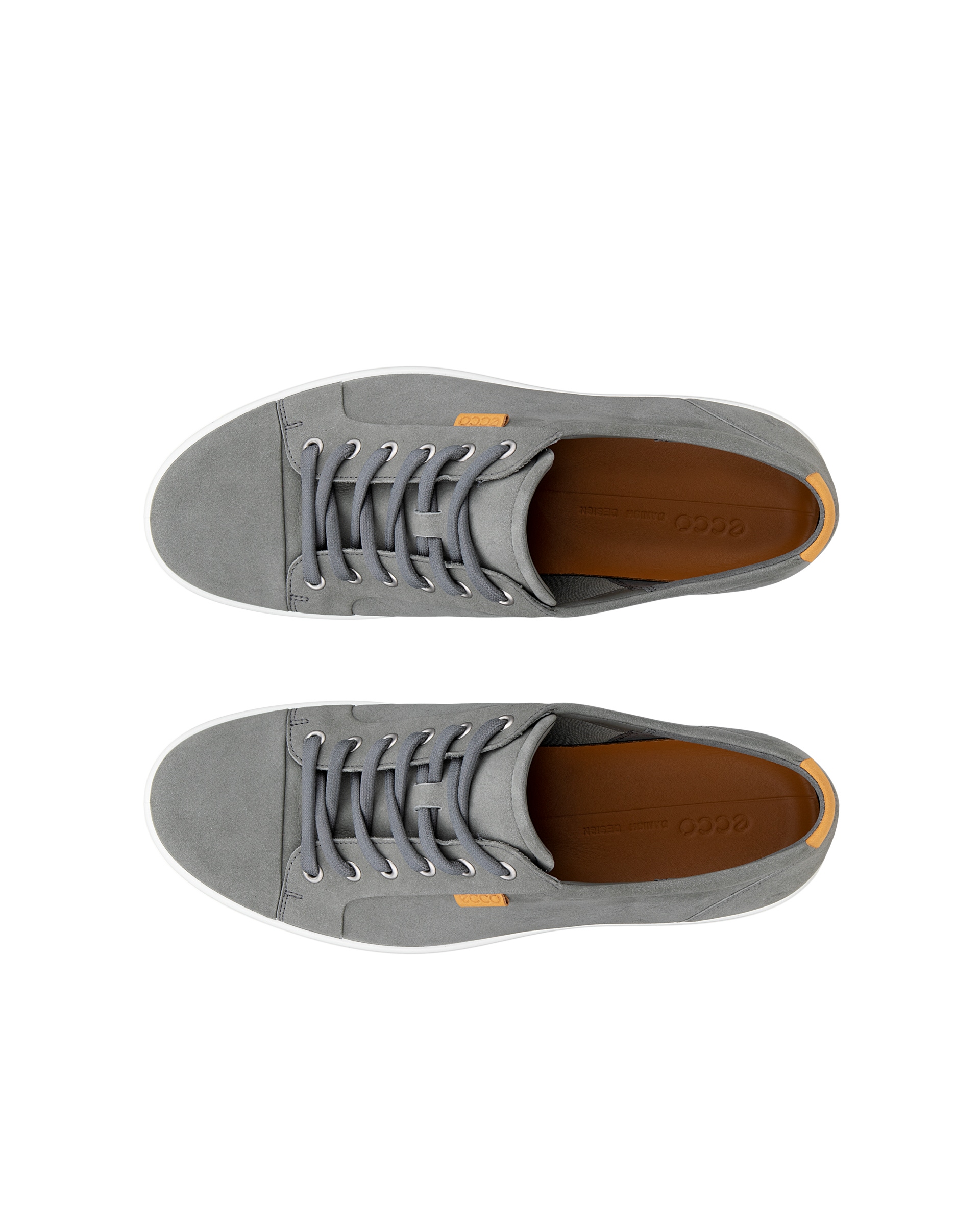 ECCO SOFT 7 M SHOE LACE UP - Gris - Top left pair