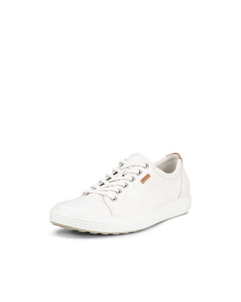 Women's ECCO® Soft 7 Leather Sneaker | White