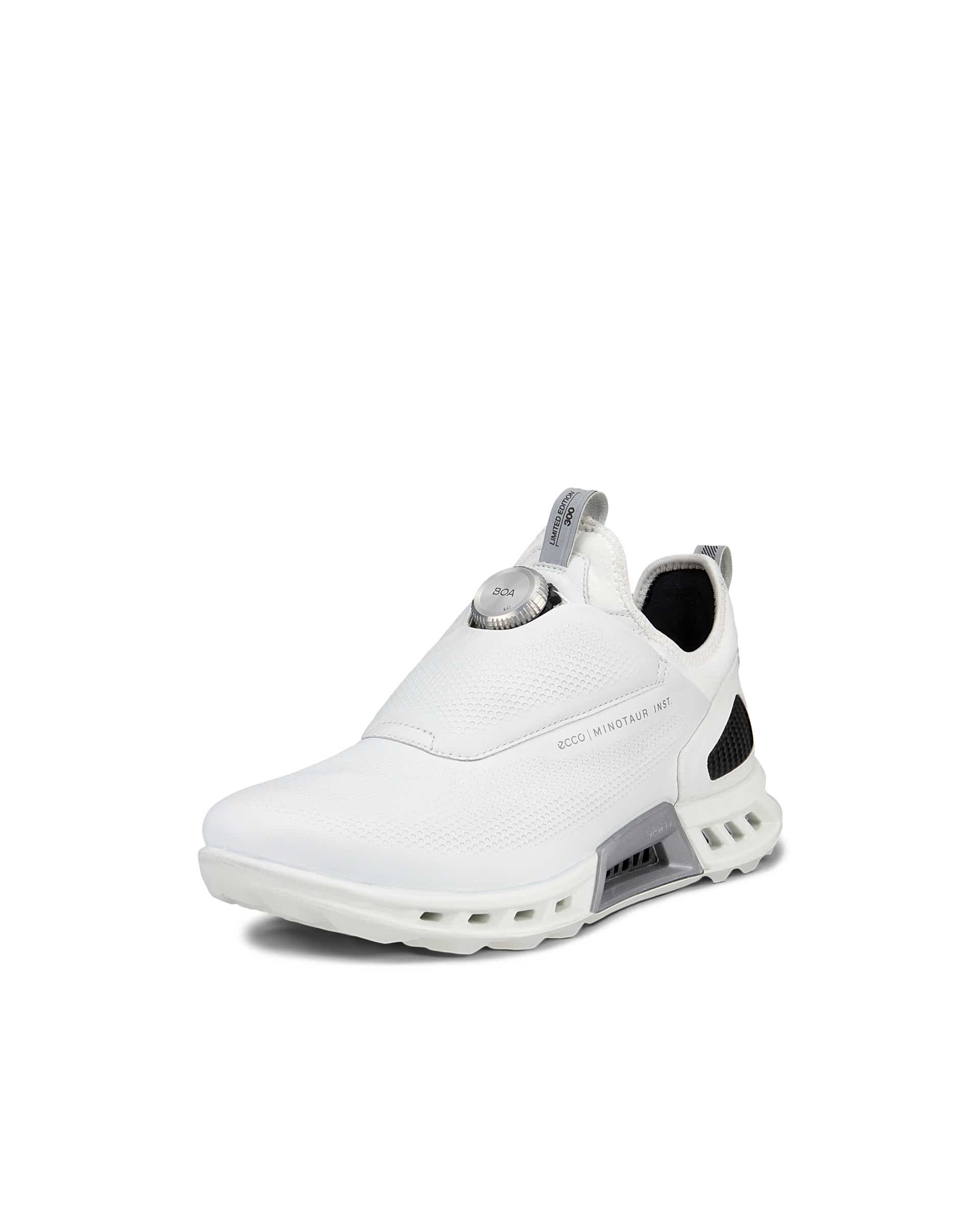 ECCO Golf BIOM C4 メンズ レザーGore-Texゴルフシューズ - 白 - Main
