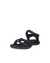 Women's ECCO® Offroad Roam Outdoor Sandal - Black - Main