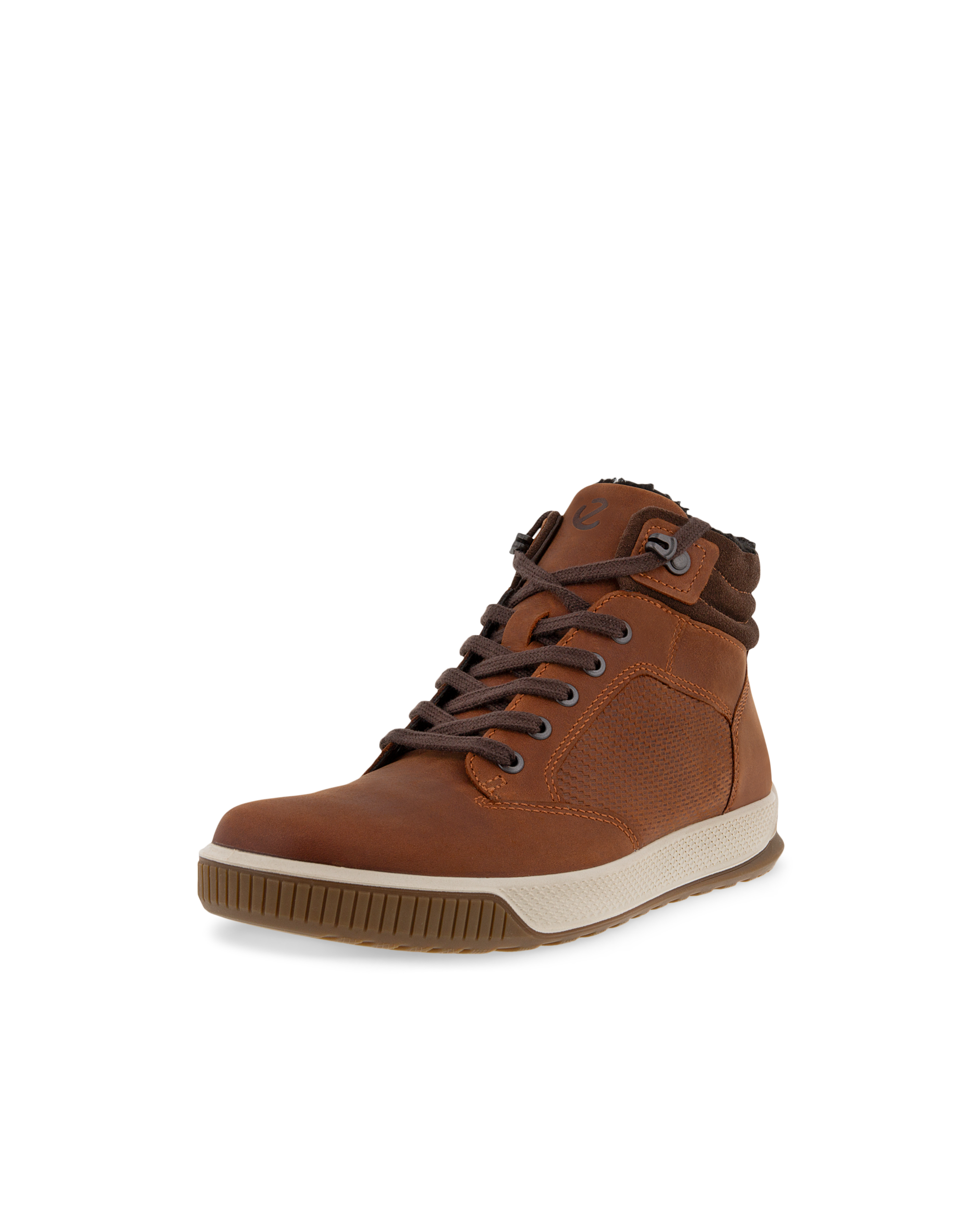 Men's ECCO® Bypath Tred Nubuck Boot - Brown - Back