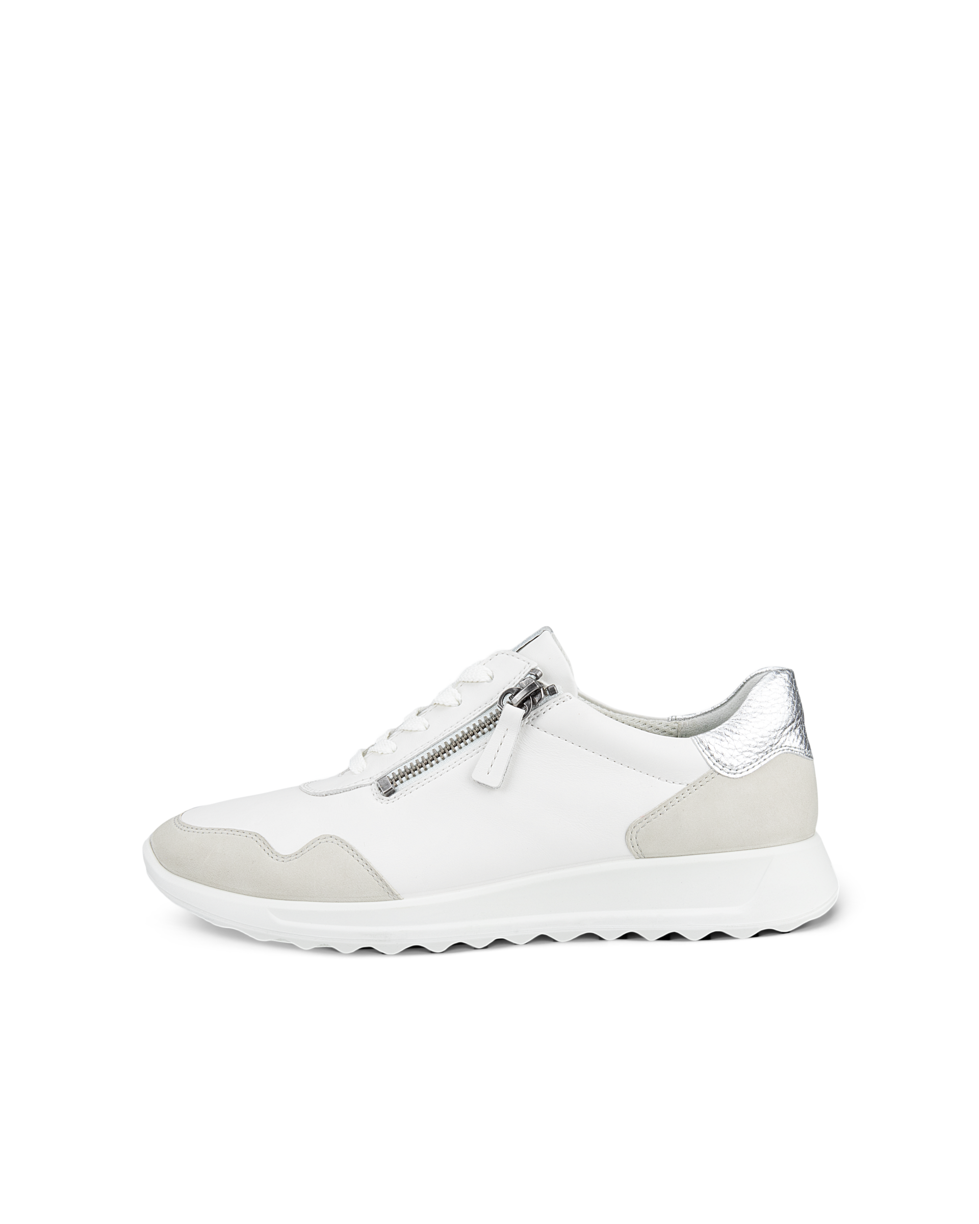 Zapatillas de piel ECCO® Flexure Runner para mujer - Blanco - Outside