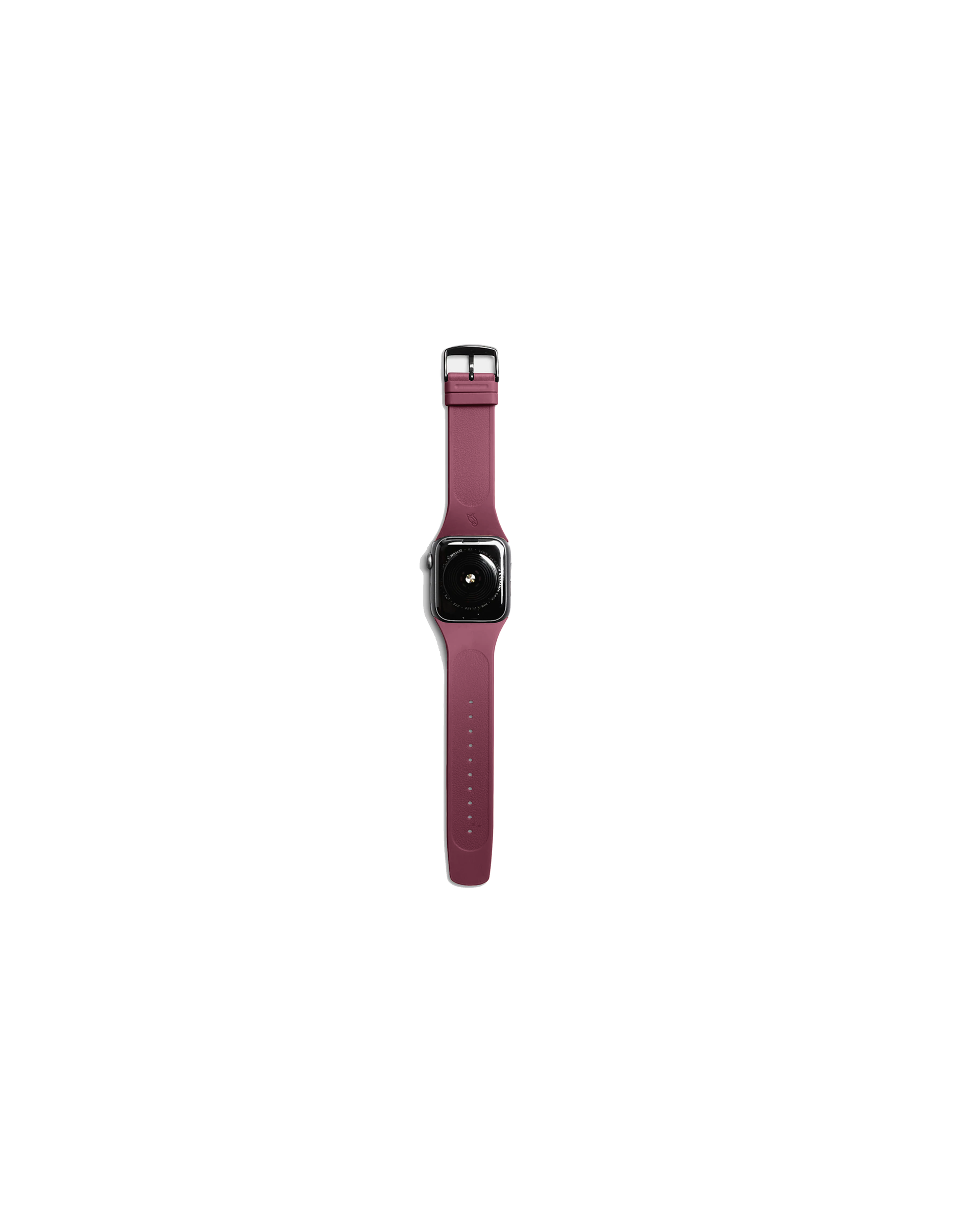 ECCO® X Bellroy 42-49mm Leather Smart Watch Strap - Red - Back