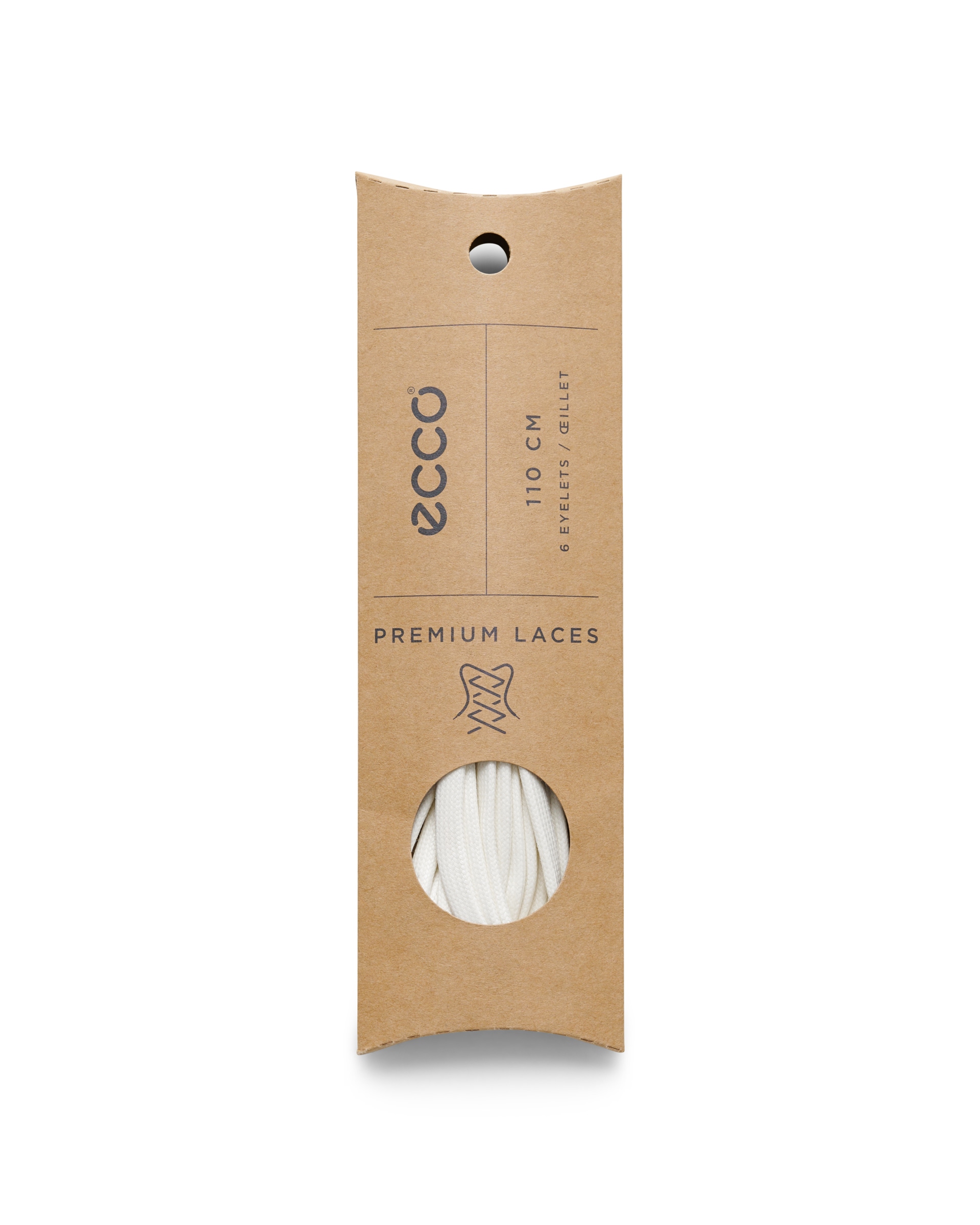 ECCOยฎ Soft 7 Laces - White - Detail-2