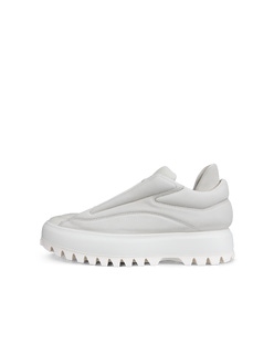 ECCO Street Ace RAL7000 メンズ ヌバックスニーカー - White - Outside