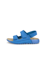 Sandalias con dos tiras de nobuk  ECCO® Cozmo para niño/a - Azul - Outside