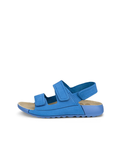 Sandalias con dos tiras de nobuk  ECCO® Cozmo para niño/a - Azul - Outside