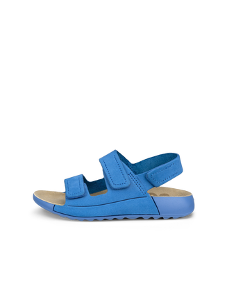 Sandalias con dos tiras de nobuk  ECCO® Cozmo para niño/a - Azul - Outside