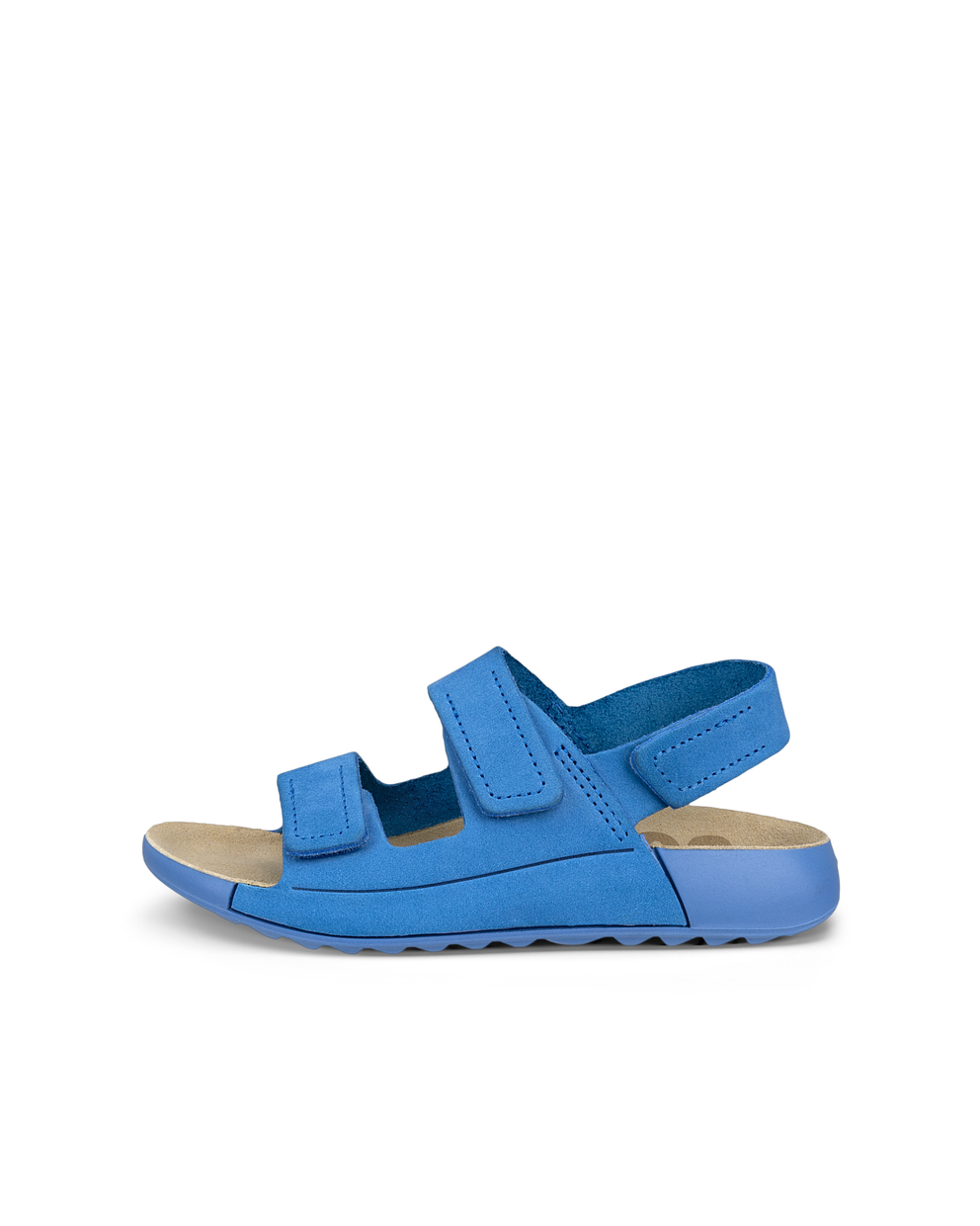 Sandalias con dos tiras de nobuk  ECCO® Cozmo para niño/a - Azul - Outside