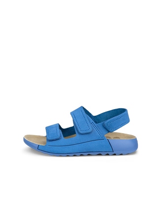 Sandalias con dos tiras de nobuk  ECCO® Cozmo para niño/a - Azul - Outside