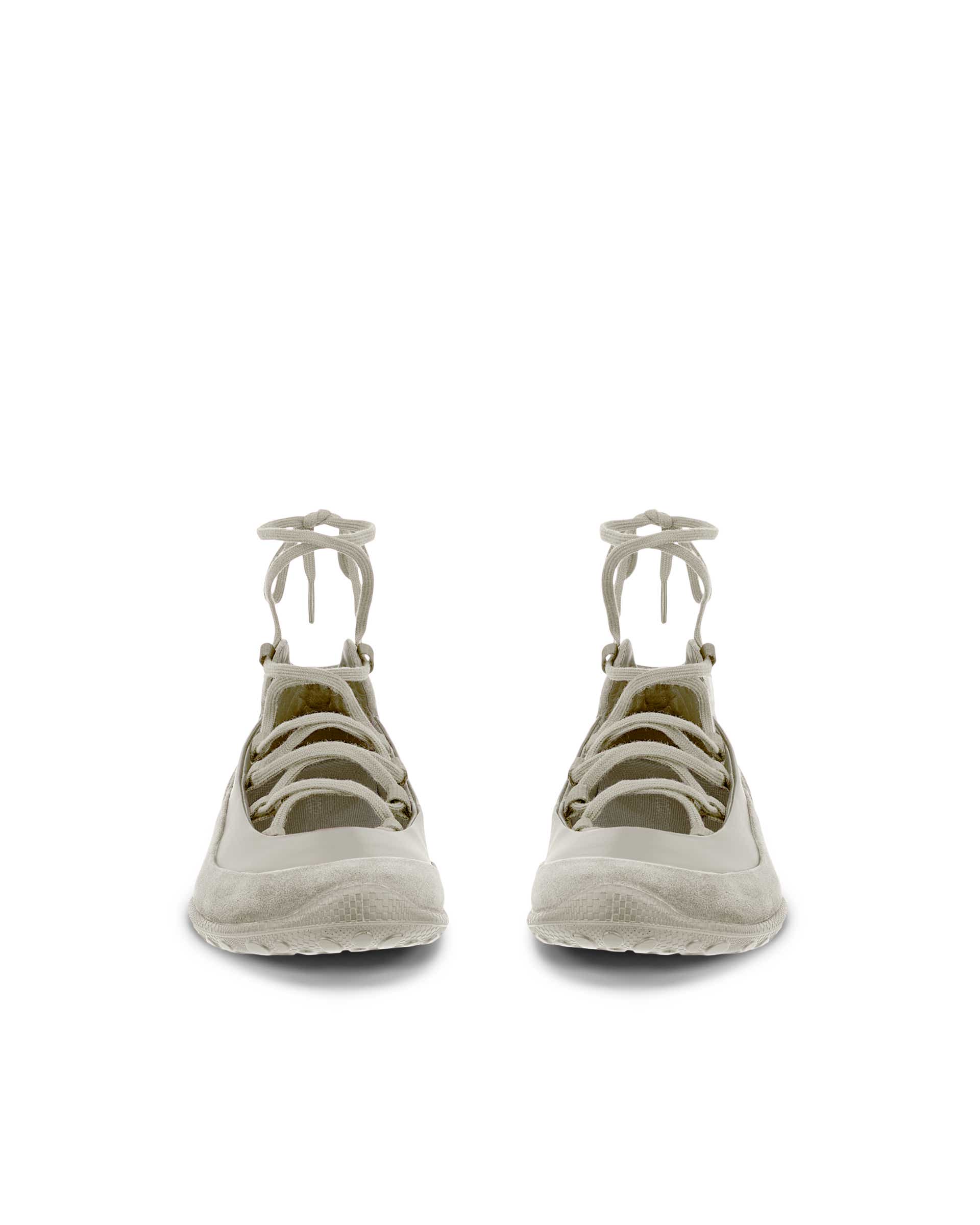 Sabrinas couro mulher ECCO® BIOM LITE - Cinzento - Front pair