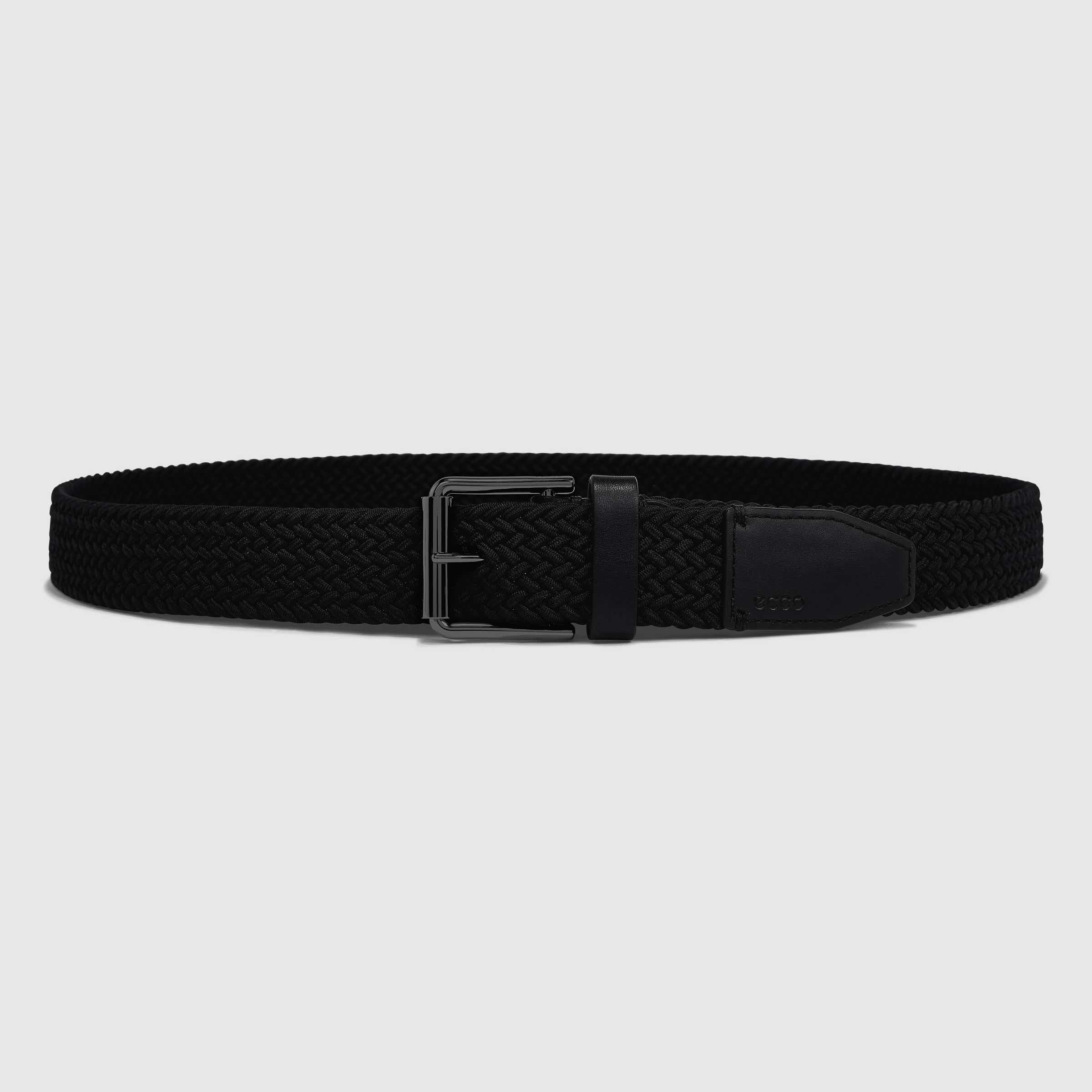 ECCO Belts Formal Braided メンズ テキスタイルフォーマルメッシュベルト - ブラック - Main