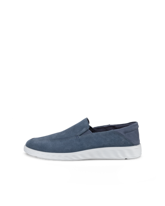 ECCO S LITE HYBRID MEN'S SLIP-ON SHOE - Blue - Outside