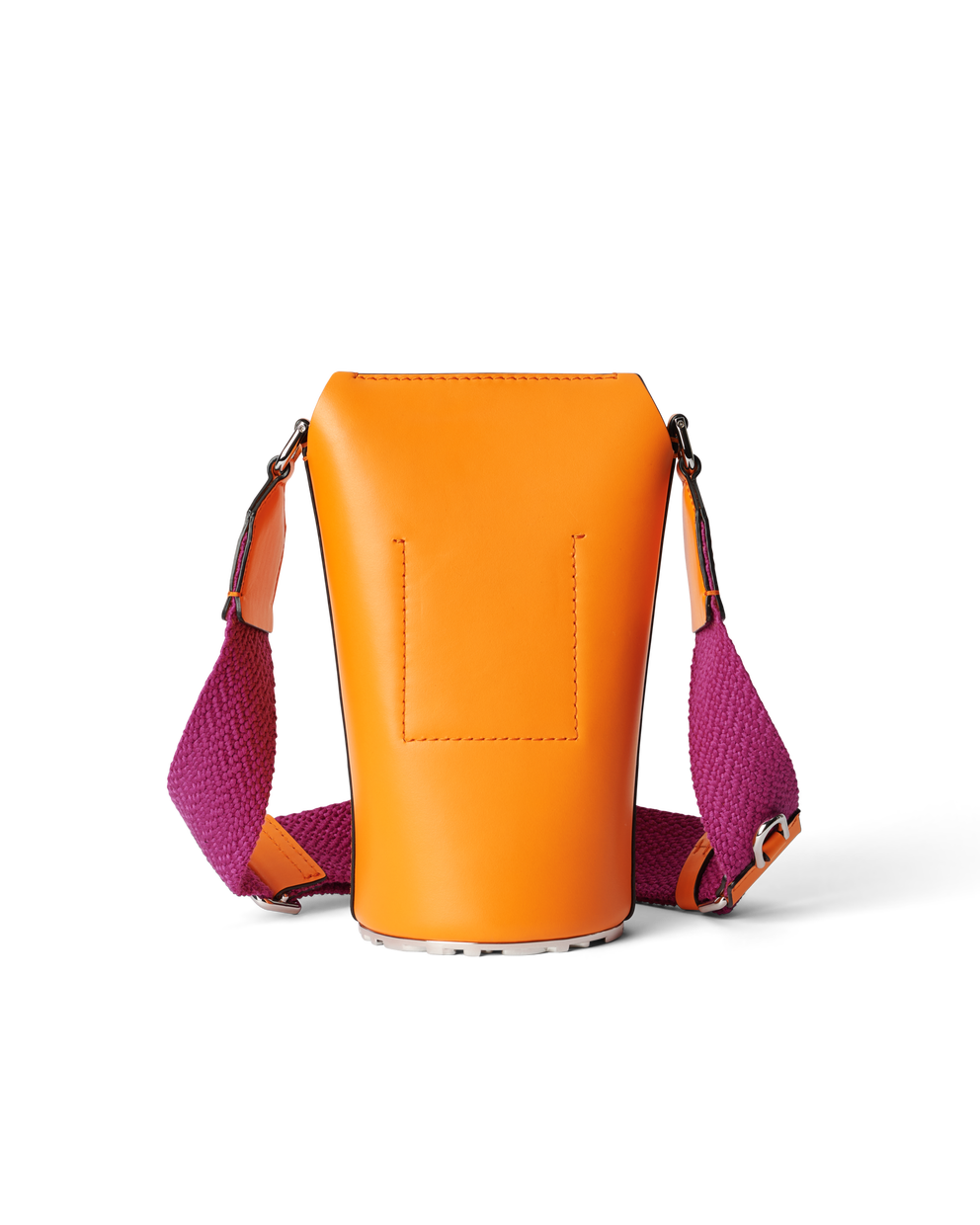 ECCO Pot Bag Wave Plate Smooth Leather - Orange - Back