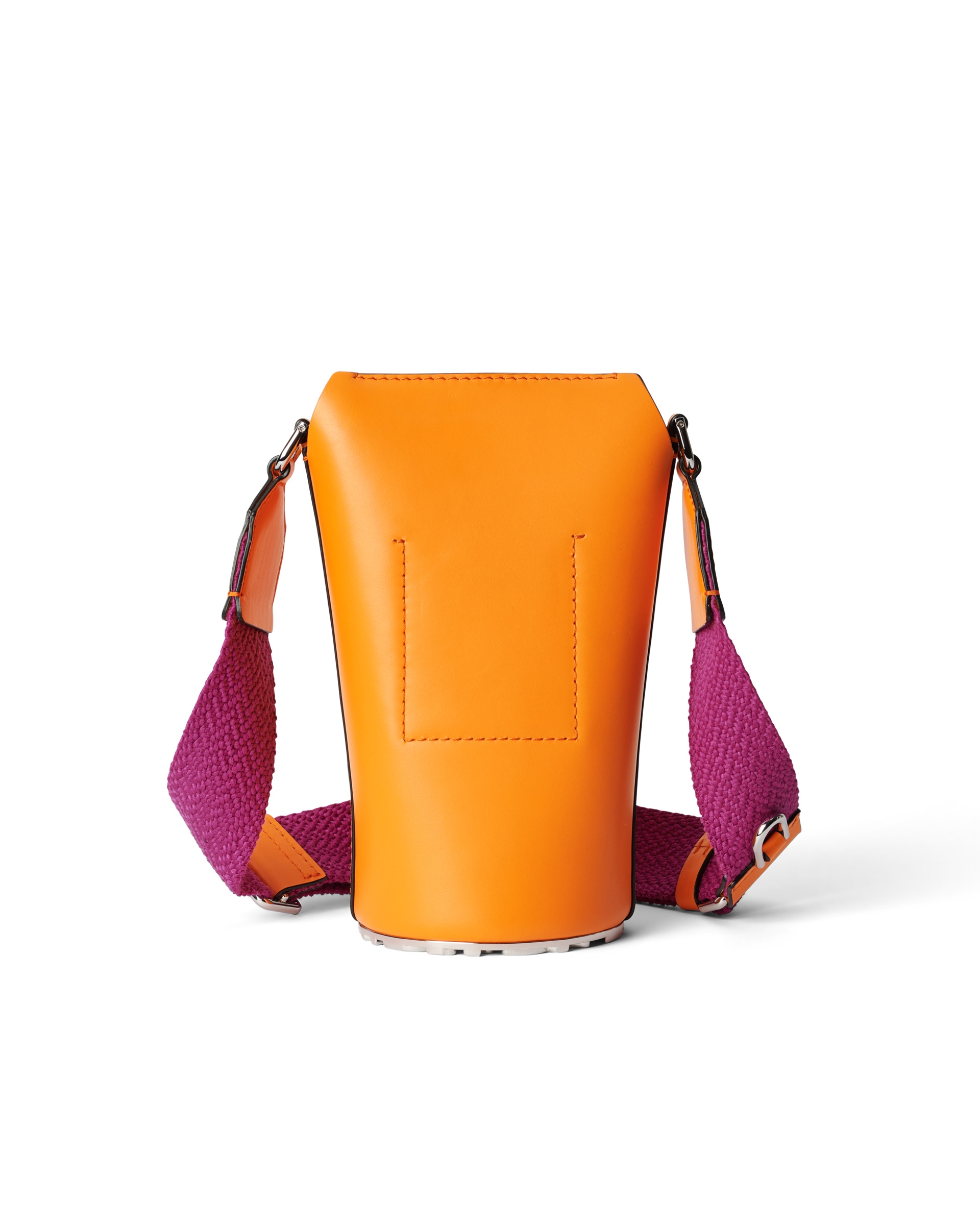 ECCO POT BAG WAVE PLATE SMOOTH LEATHER - Orange - Back