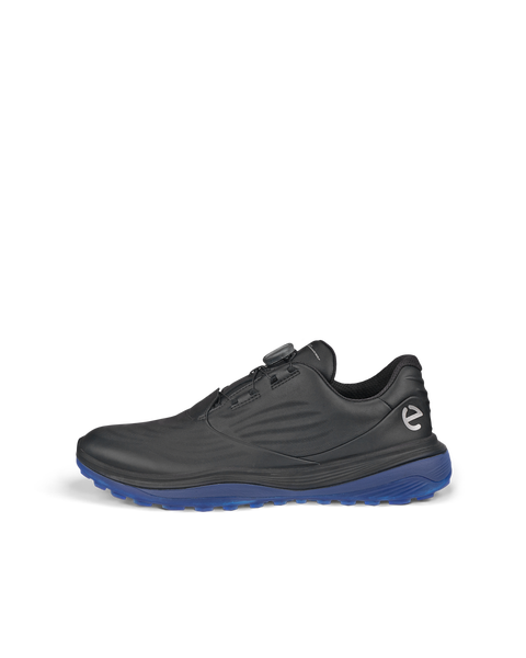 Zapatos golf impermeable de piel ECCO® Golf LT1 para hombre - Negro - Outside