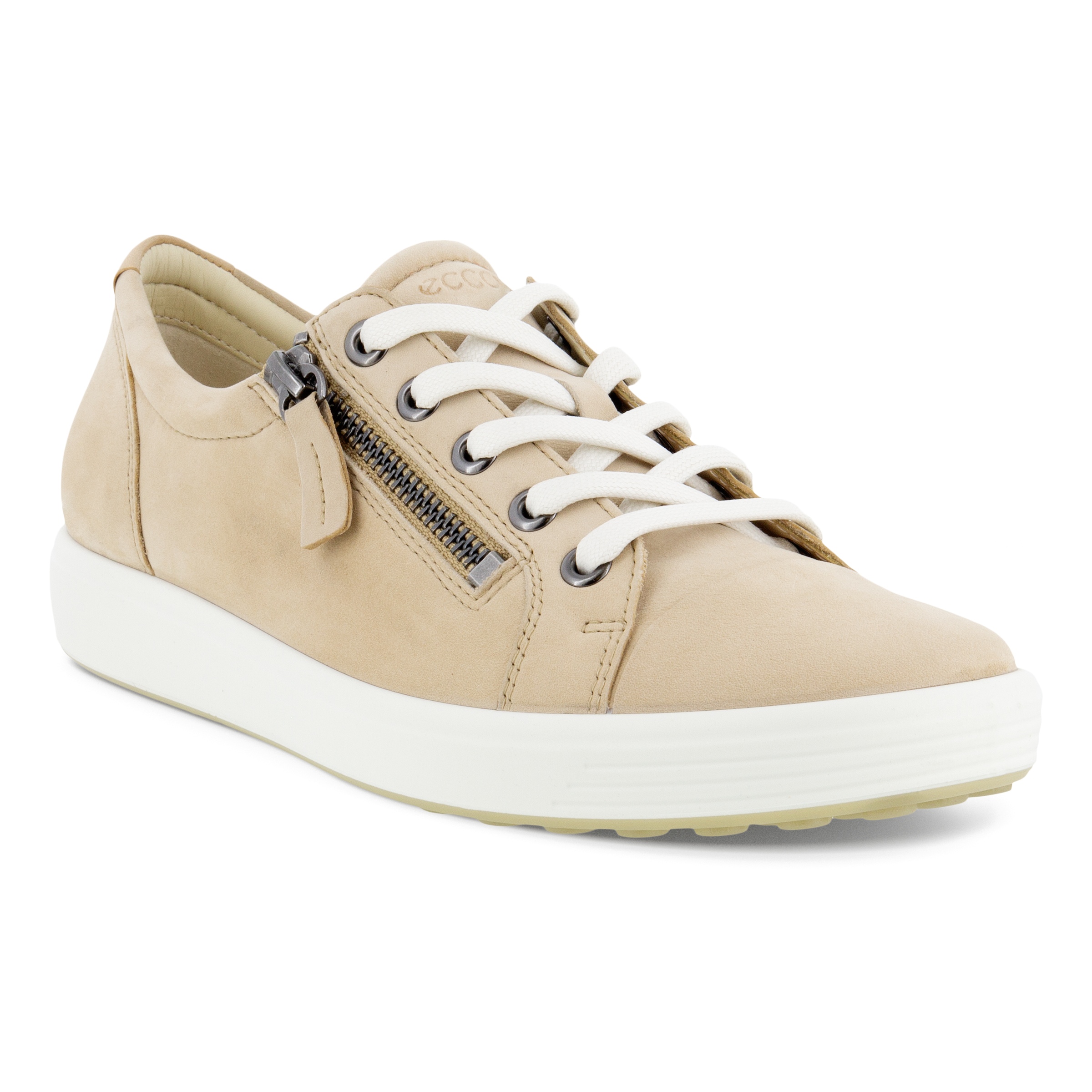 Ecco soft 7 on sale center zip sneaker