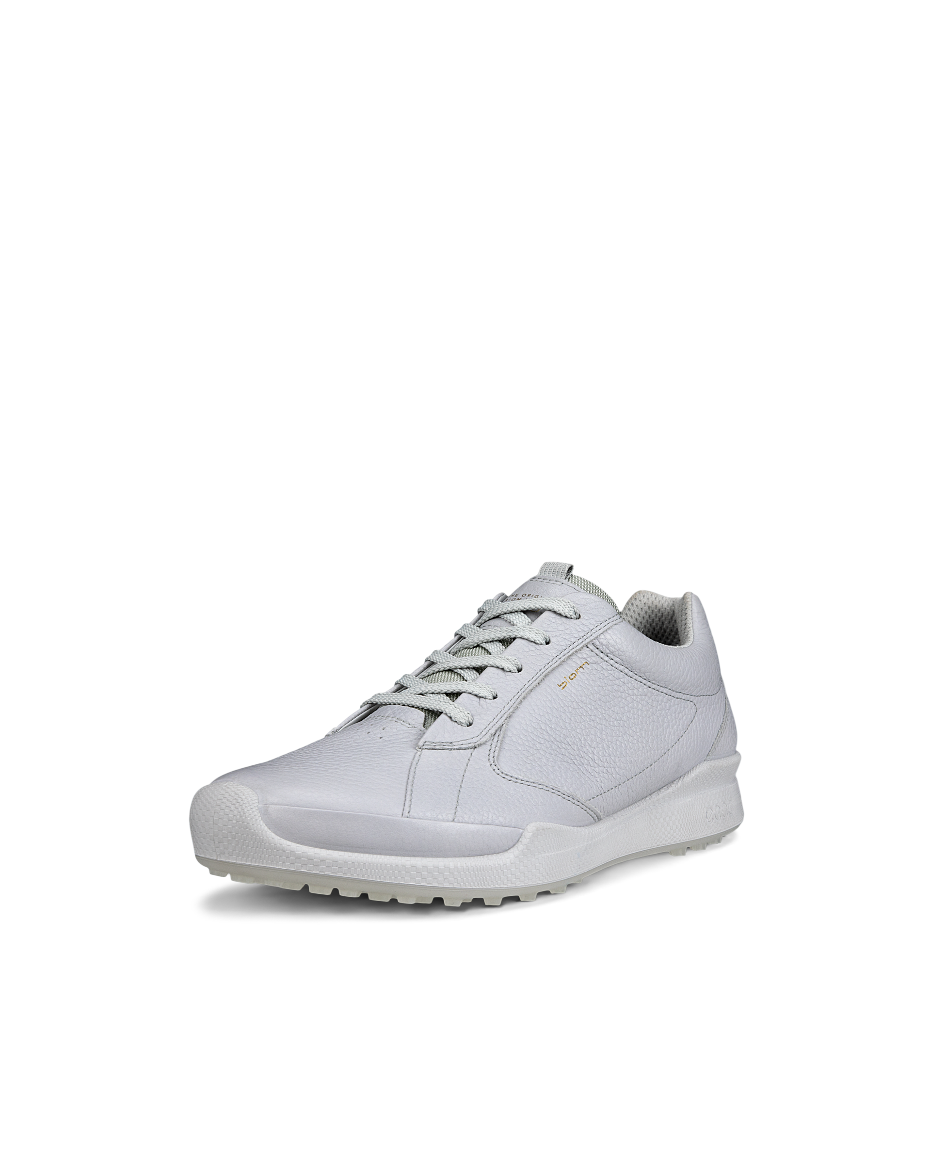 Men's ECCO® Golf Biom Hybrid Leather Golf Shoe - Grey - Main