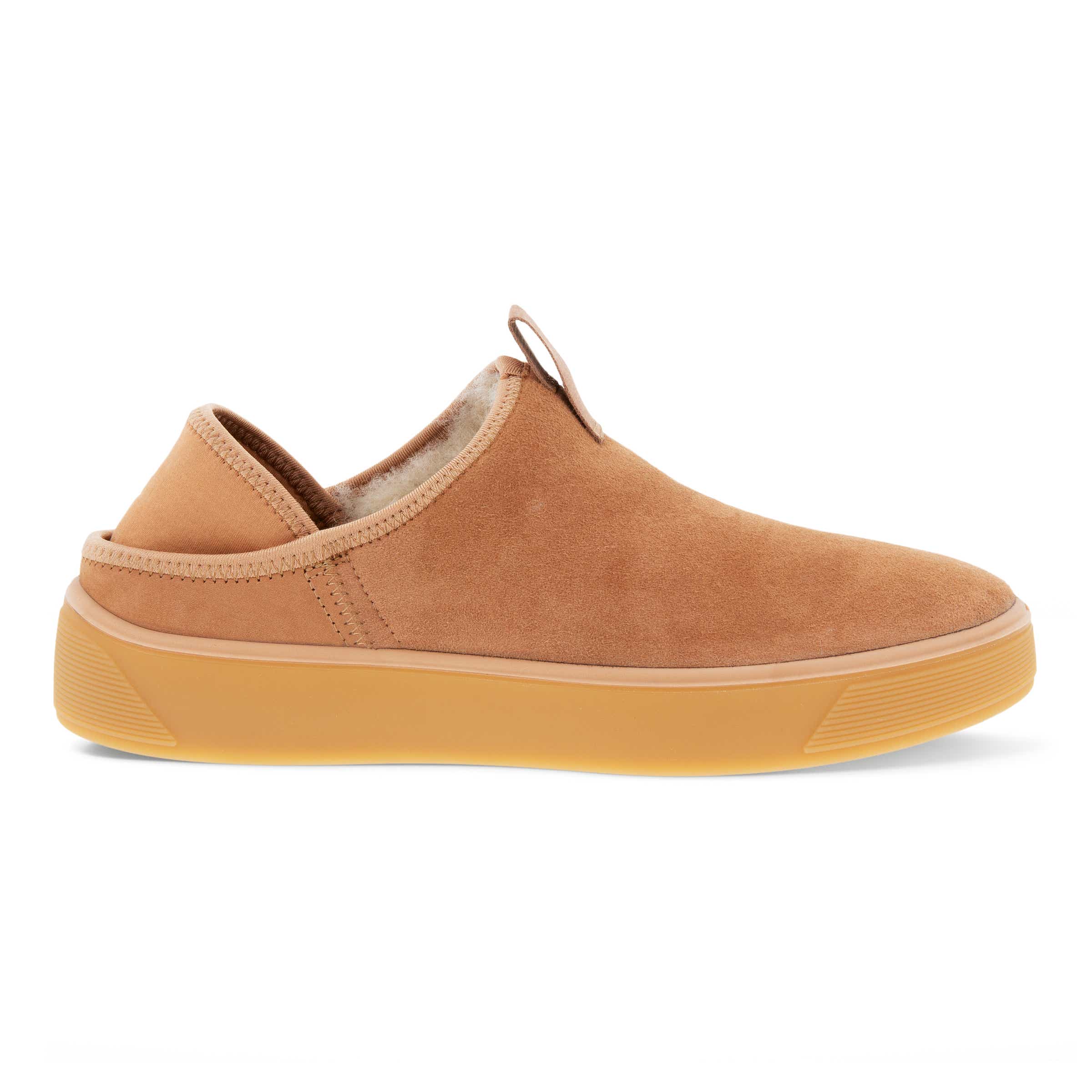 ECCO Street Tray Women's Hybrid House Shoe - Brown - Outside