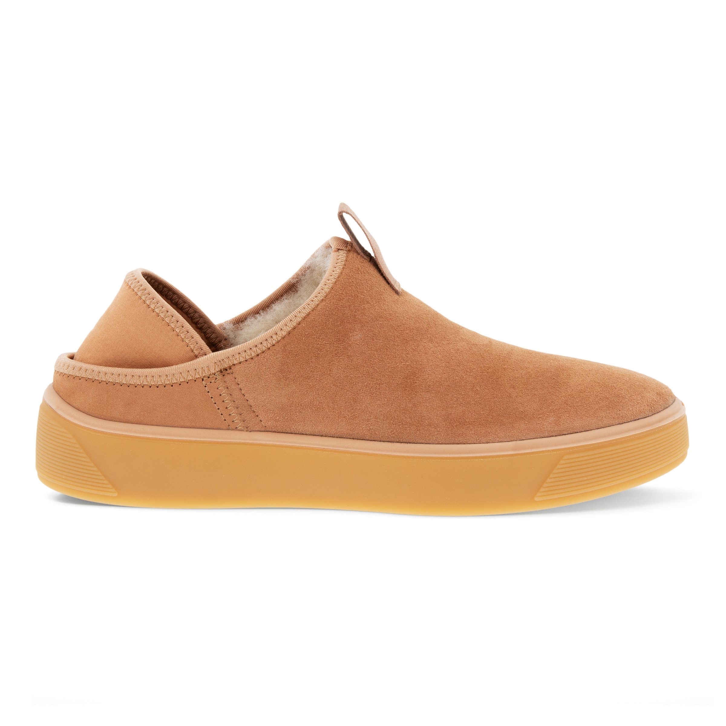 ECCO Street Tray Women's Hybrid House Shoe - Brown - Outside