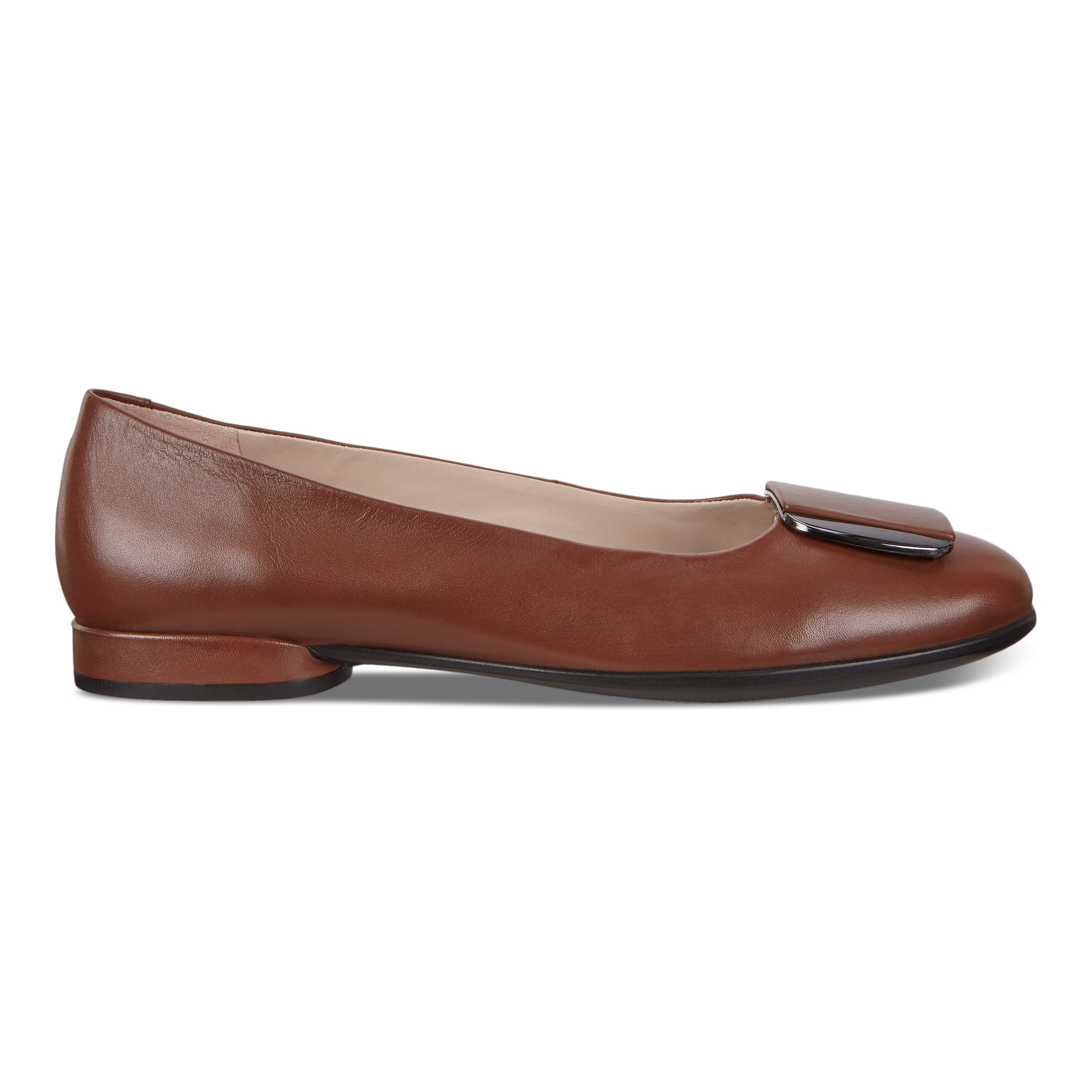 ECCO Anine Ballerina - Brown - Outside