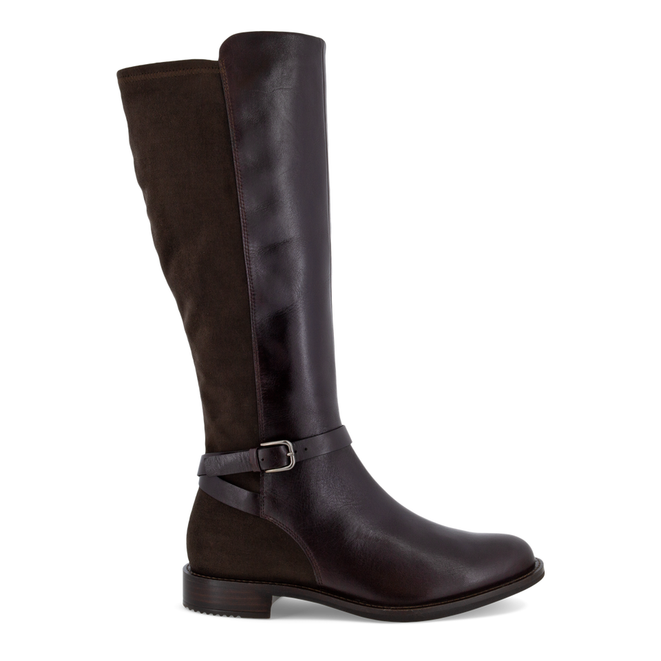 ECCO Women's Sartorelle 25 MM Ankle Boots - Brown - Outside