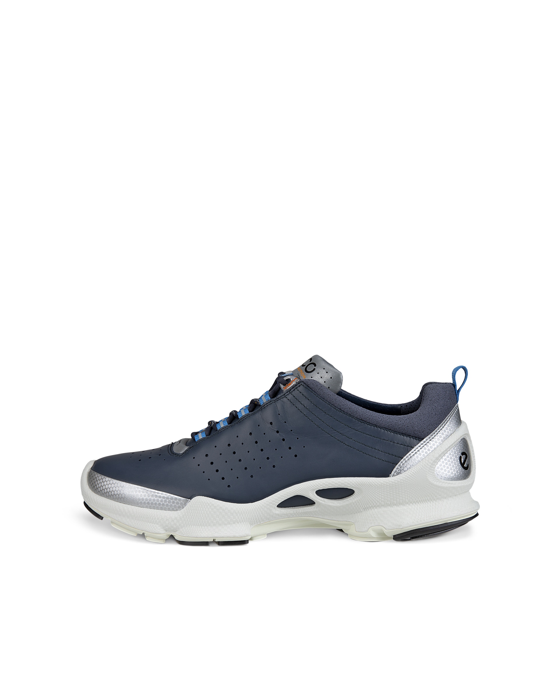 Men's ECCO® Biom C Leather Outdoor Sneaker - Navy - Outside