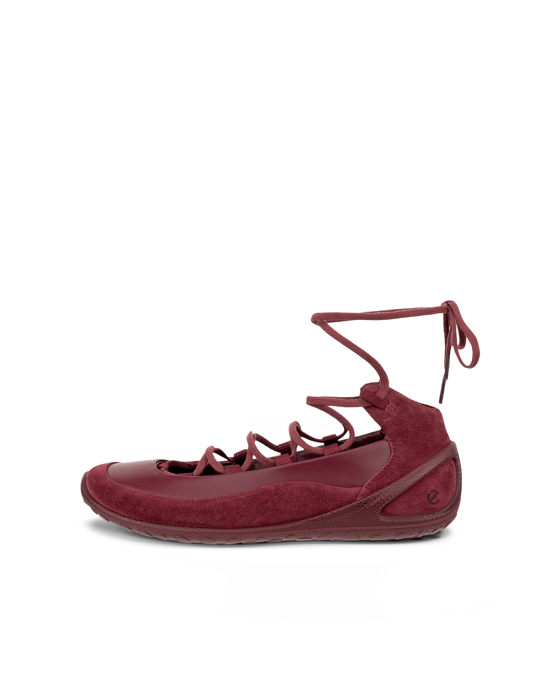 Sabrinas couro mulher ECCO® BIOM LITE - Vermelho - Outside