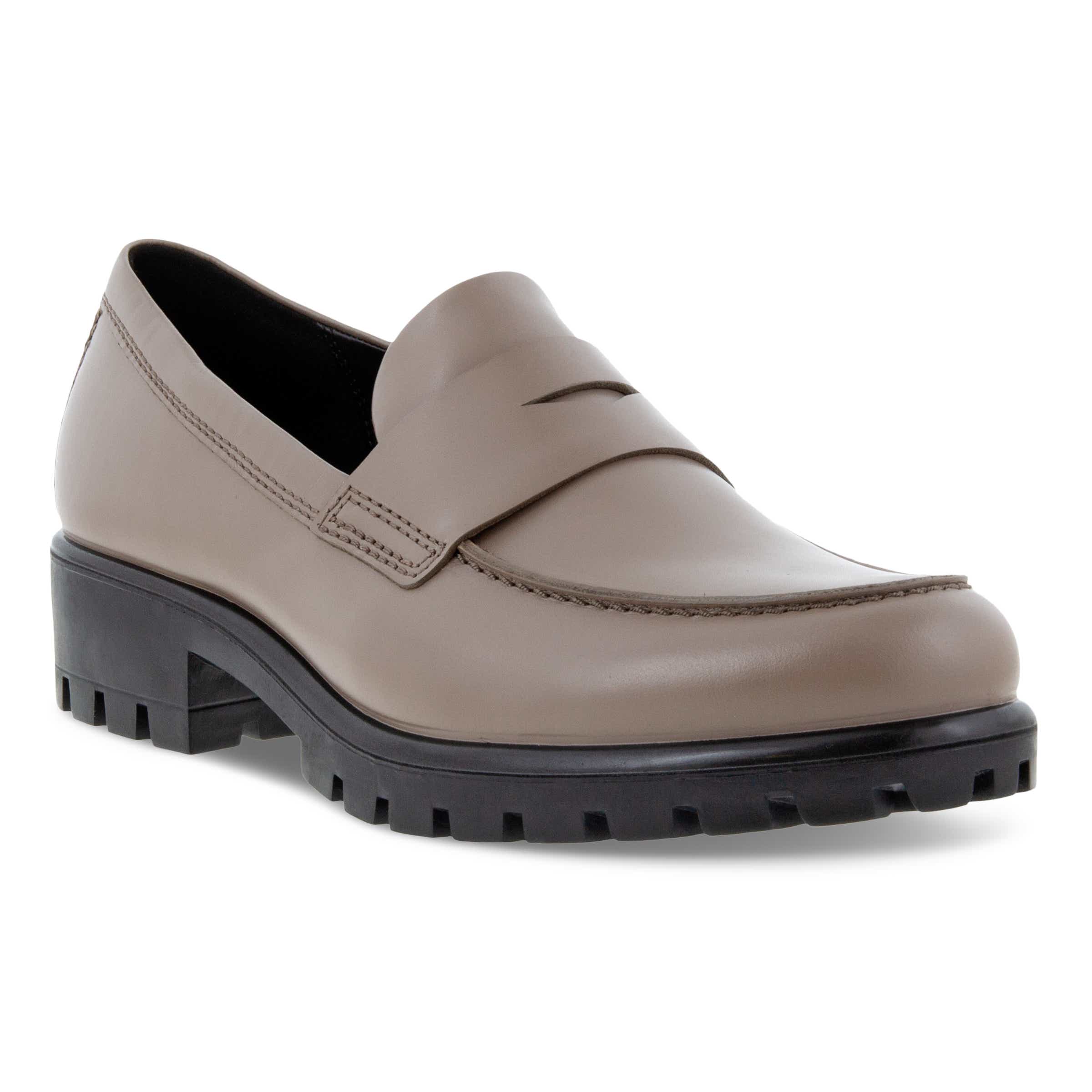 ECCO Modtray ウィメンズ レザーローファー - グレー - Main