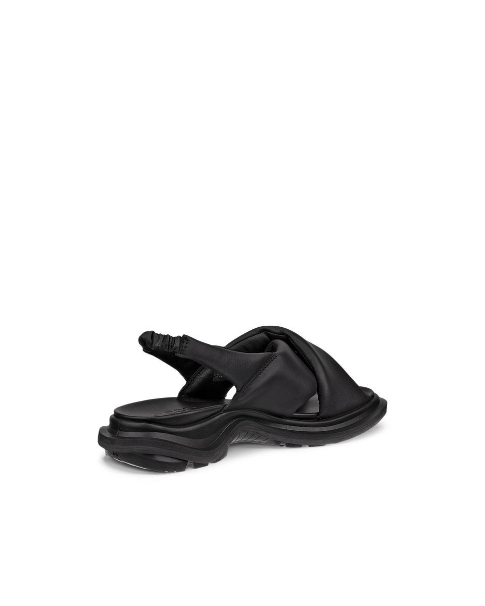 Women s ECCO Offroad Leather Walking Sandal Black