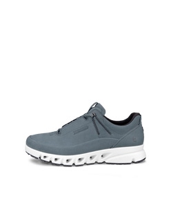 Men's ECCO® Multi-Vent Nubuck Gore-Tex Shoe - Blue - Outside