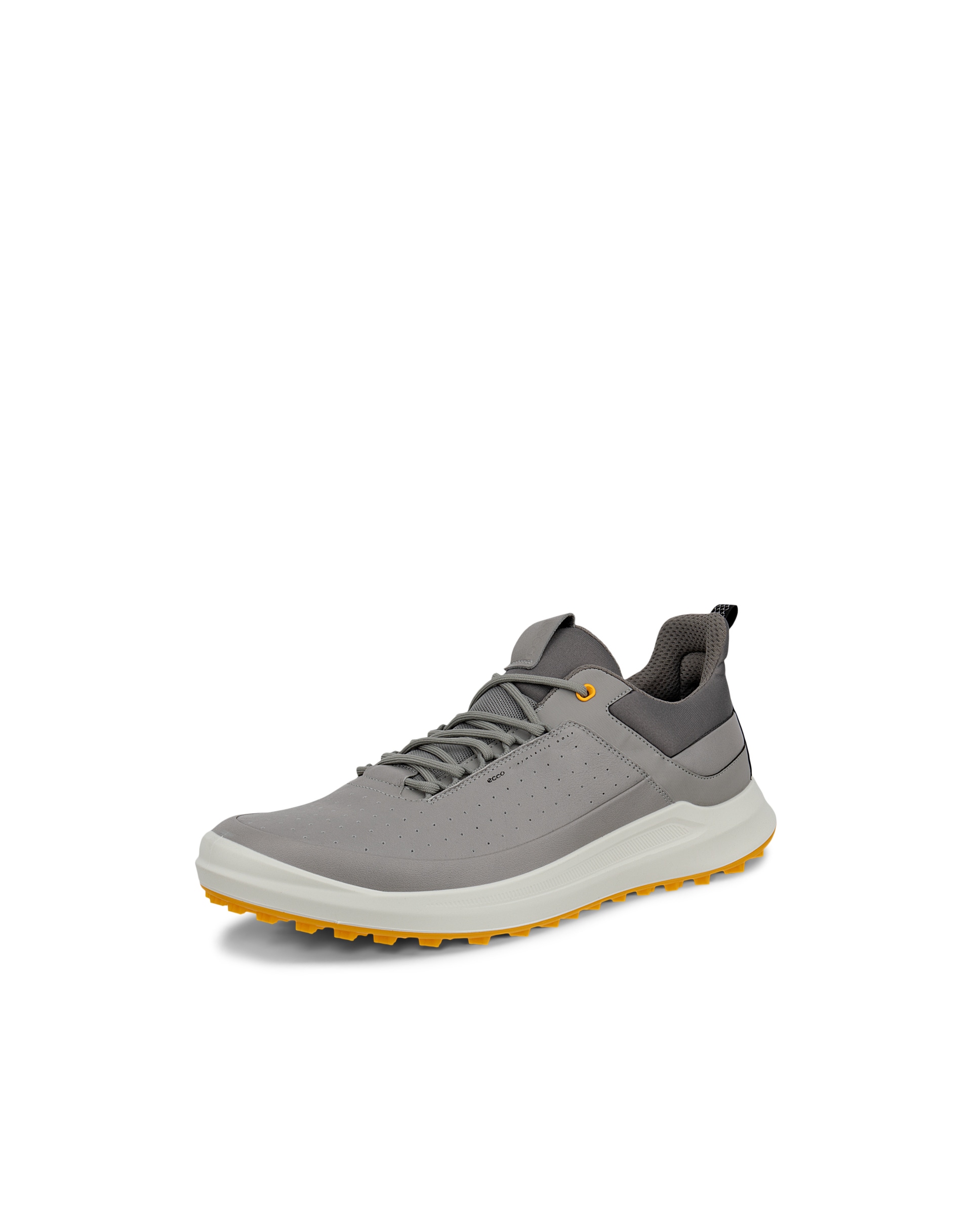 Men's ECCO® Golf Core Leather Shoe - Grey - Main