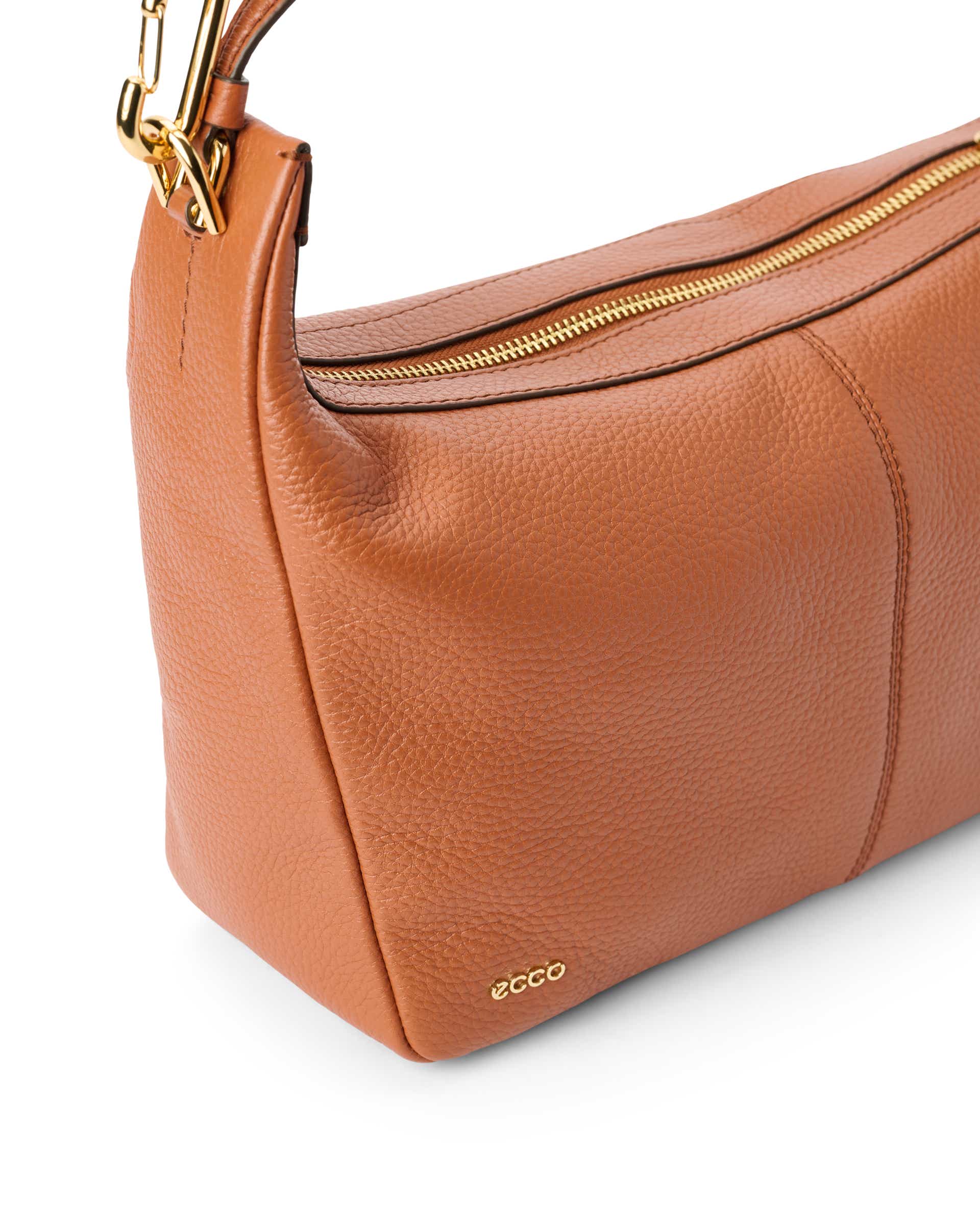 ECCO® Hobo kožna torba hobo - Smeđa - Detail-2
