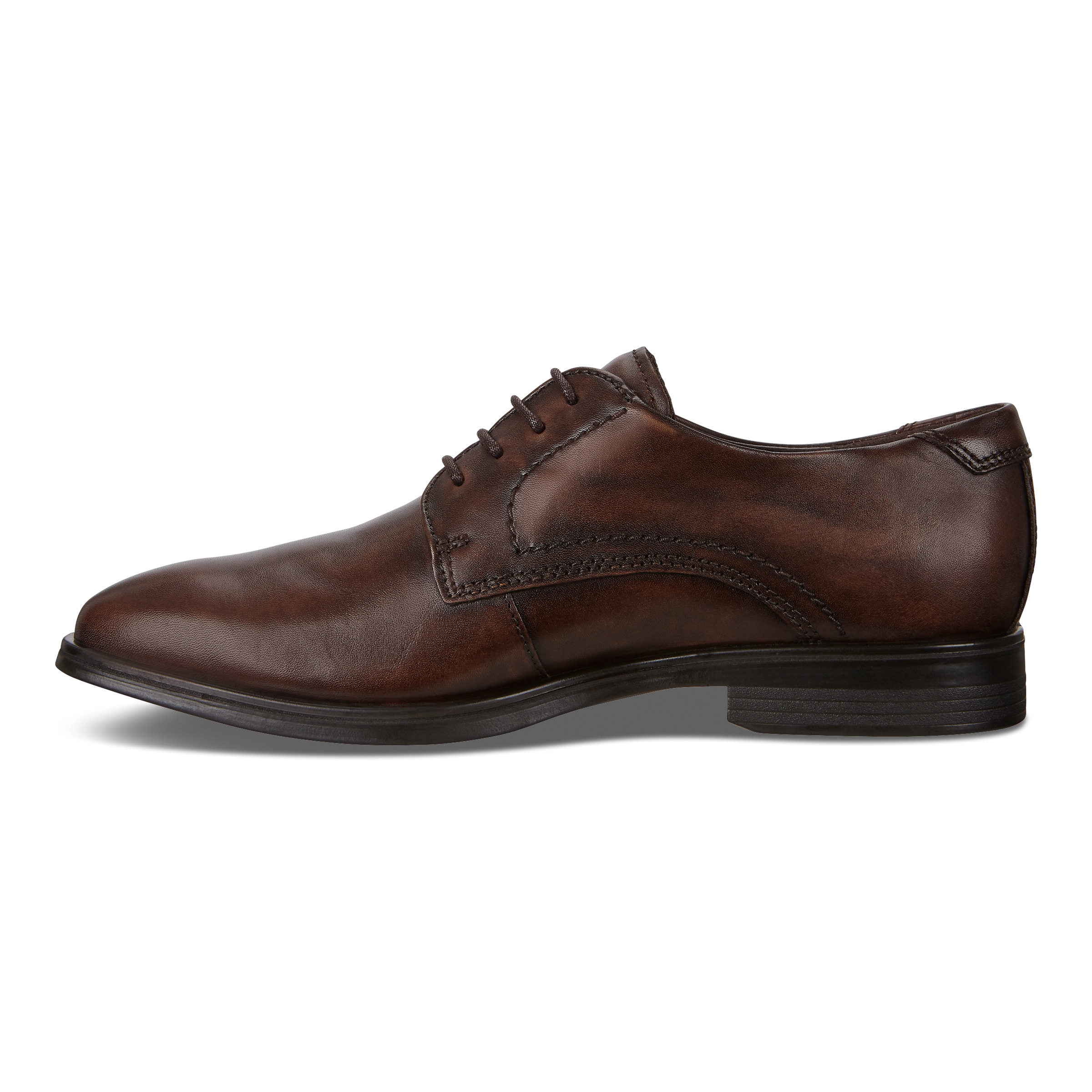 ECCO Melbourne Men's Lace-up Derby Shoes - Brown - Inside