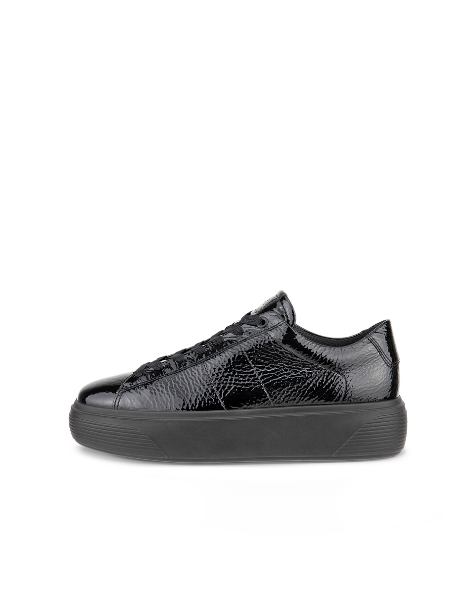 Ecco black sneakers womens on sale