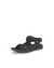 Women's ECCO® MX Onshore Textile 3-Strap Sandal - Black - Main