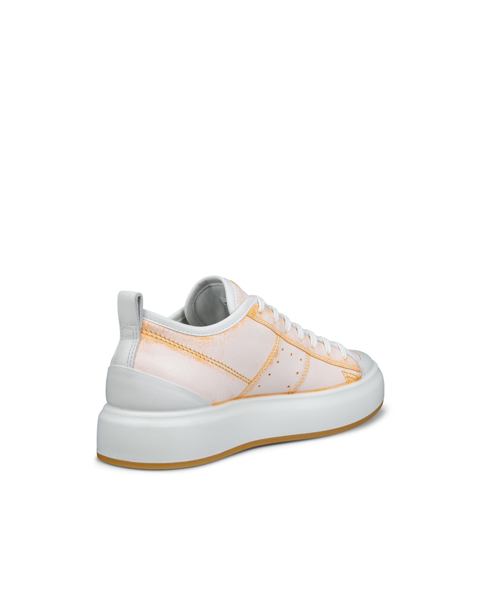 ECCO® Street Ace nahast vabaajajalats naistele - Oranž - Back