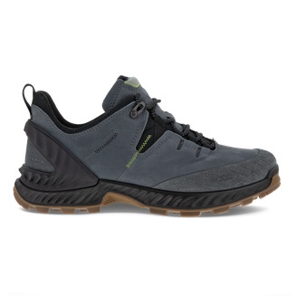 Women's ECCO® Exohike Leather Waterproof Outdoor Sneaker - Grey - Outside